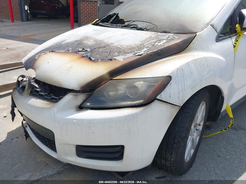 2007 Mazda Cx-7 VIN JM3ER293170136479 IAAI salvage auction — Burn Engine, Salvage (North Carolina), sold $275 on 2026-07-16 (photo 6)