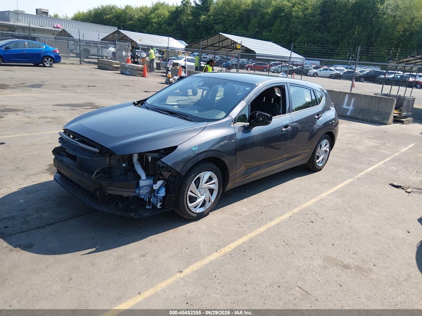 2024 Subaru Impreza VIN JF1GUABC6R8305636 IAAI salvage auction — FRONT END, Salvage Title, sold $3,100 on 2026-08-01 (photo 2)