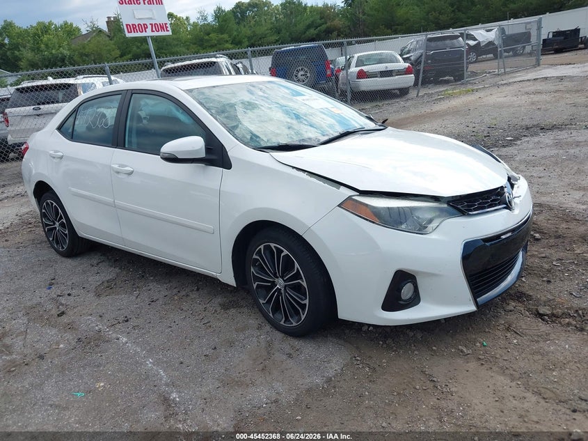 2015 Toyota Corolla VIN 5YFBURHE6FP190094 IAAI salvage auction — LEFT SIDE, Salvage Title, sold $2,150 on 2026-07-28 (photo 1)