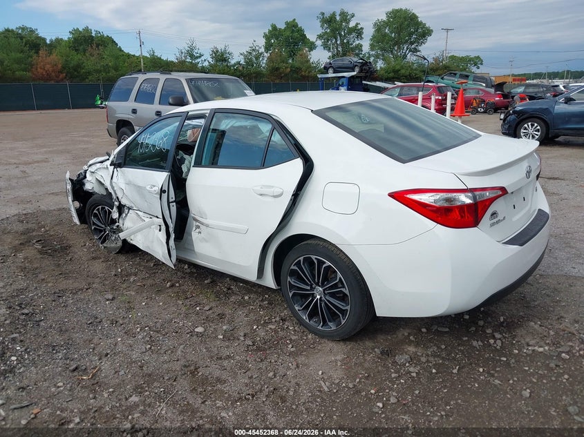 2015 Toyota Corolla VIN 5YFBURHE6FP190094 IAAI salvage auction — LEFT SIDE, Salvage Title, sold $2,150 on 2026-07-28 (photo 3)