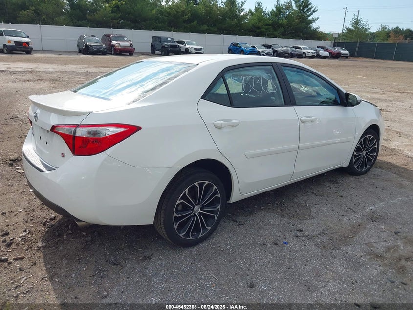 2015 Toyota Corolla VIN 5YFBURHE6FP190094 IAAI salvage auction — LEFT SIDE, Salvage Title, sold $2,150 on 2026-07-28 (photo 4)