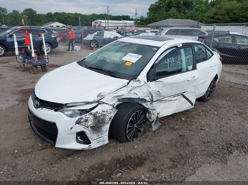 2015 Toyota Corolla VIN 5YFBURHE6FP190094 IAAI salvage auction — LEFT SIDE, Salvage Title, sold $2,150 on 2026-07-28 (photo 6)