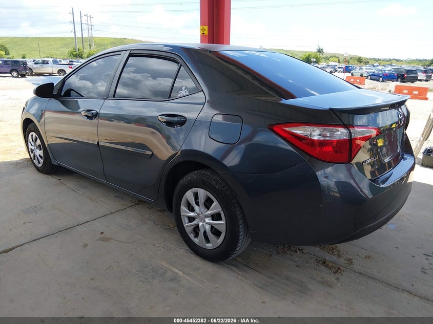2014 Toyota Corolla VIN 5YFBPRHE6EP127812 IAAI salvage auction — FRONT END, Salvage Title, sold $25 on 2026-07-21 (photo 3)