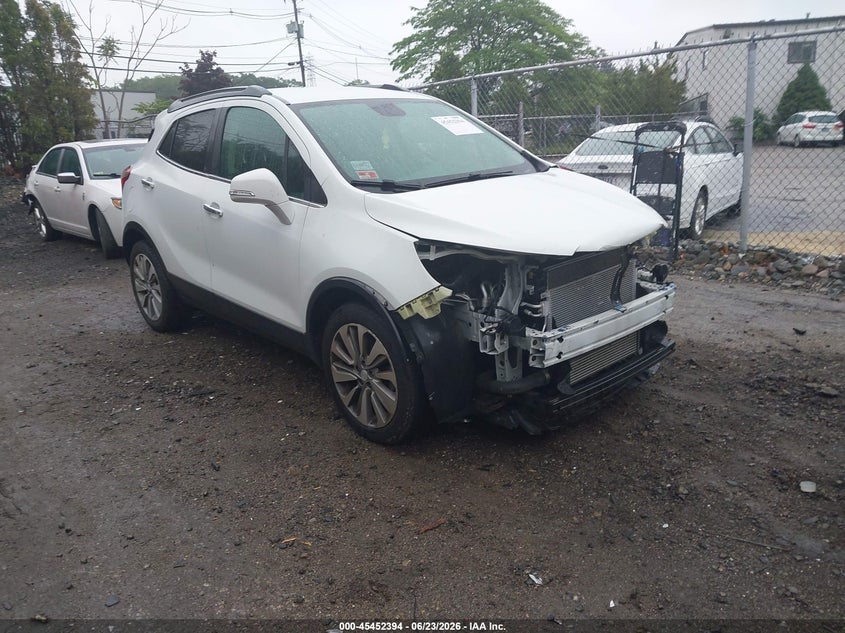 2018 Buick Encore VIN KL4CJ3SB8JB640015 IAAI salvage auction — FRONT END, Salvage (Rhode Island), sold $250 on 2026-07-28 (photo 1)