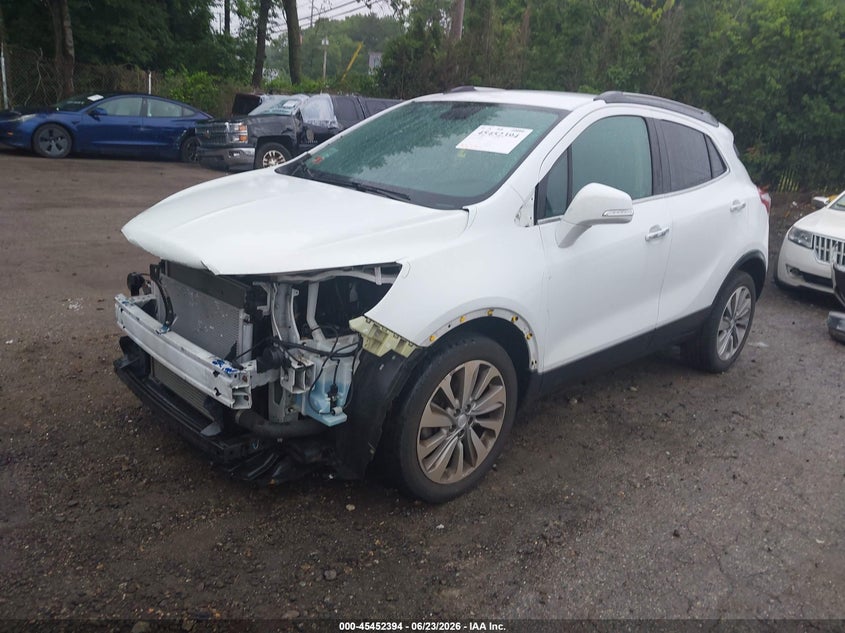 2018 Buick Encore VIN KL4CJ3SB8JB640015 IAAI salvage auction — FRONT END, Salvage (Rhode Island), sold $250 on 2026-07-28 (photo 2)