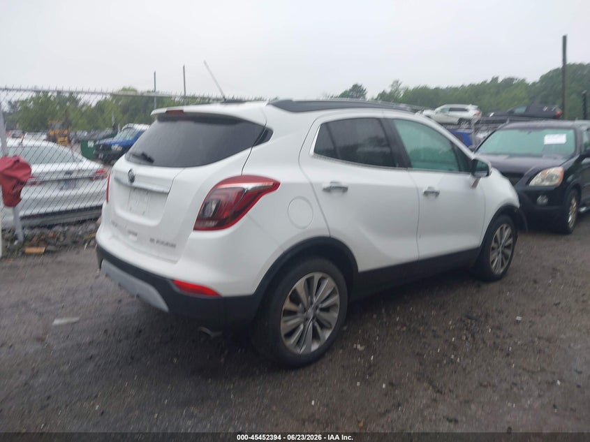 2018 Buick Encore VIN KL4CJ3SB8JB640015 IAAI salvage auction — FRONT END, Salvage (Rhode Island), sold $250 on 2026-07-28 (photo 4)