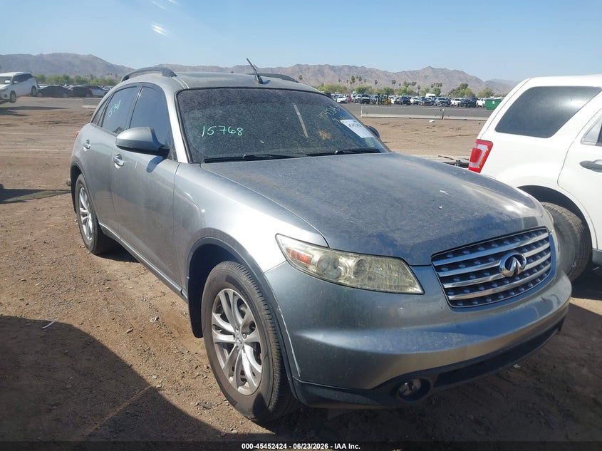 2003 Infiniti Fx35 VIN JNRAS08WX3X205330 IAAI salvage auction — NORMAL WEAR, Clear-Dealer Only (Arizona), sold $400 on 2026-07-28 (photo 1)