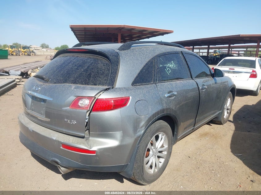 2003 Infiniti Fx35 VIN JNRAS08WX3X205330 IAAI salvage auction — NORMAL WEAR, Clear-Dealer Only (Arizona), sold $400 on 2026-07-28 (photo 4)