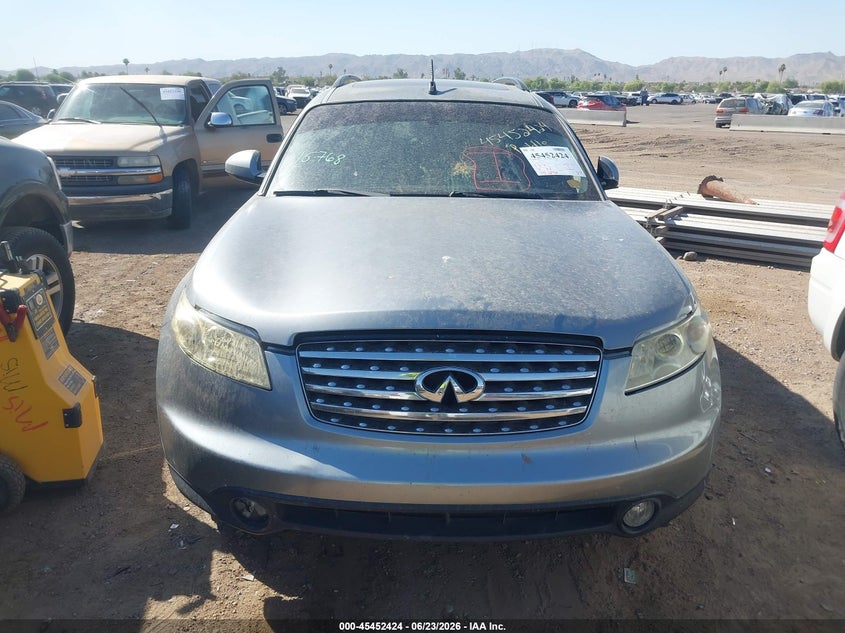 2003 Infiniti Fx35 VIN JNRAS08WX3X205330 IAAI salvage auction — NORMAL WEAR, Clear-Dealer Only (Arizona), sold $400 on 2026-07-28 (photo 6)