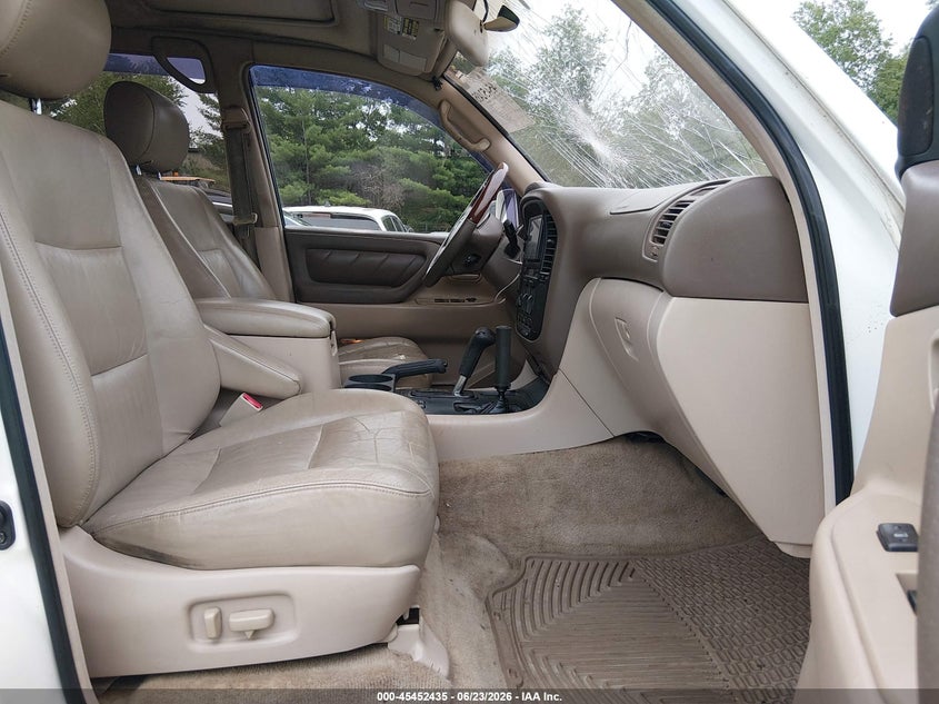 2001 Toyota Land cruiser VIN JTEHT05J012005776 IAAI salvage auction — FRONT END, Mv-907A (New York), sold $25 on 2026-07-29 (photo 5)