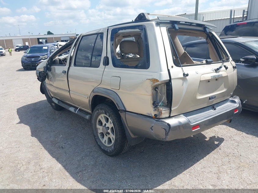 2001 Nissan Pathfinder VIN JN8DR09X31W573582 IAAI salvage auction — ROLLOVER, Non-Repairable (Texas), sold $175 on 2026-08-02 (photo 3)