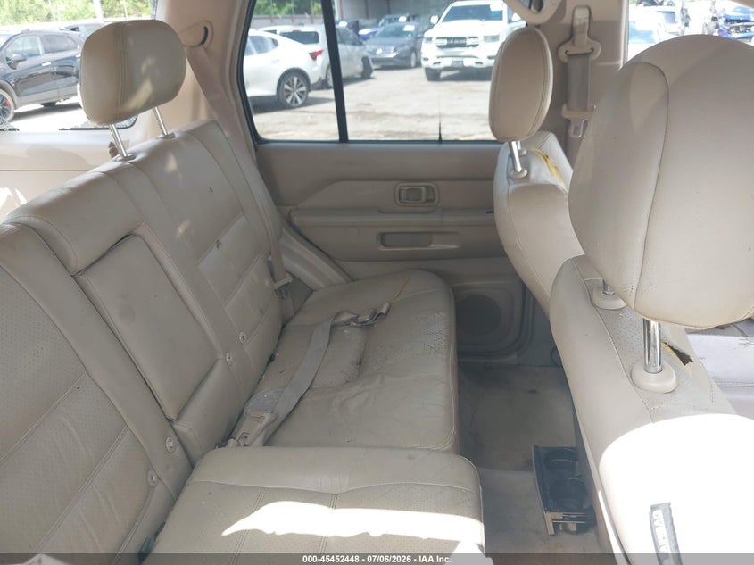2001 Nissan Pathfinder VIN JN8DR09X31W573582 IAAI salvage auction — ROLLOVER, Non-Repairable (Texas), sold $175 on 2026-08-02 (photo 8)