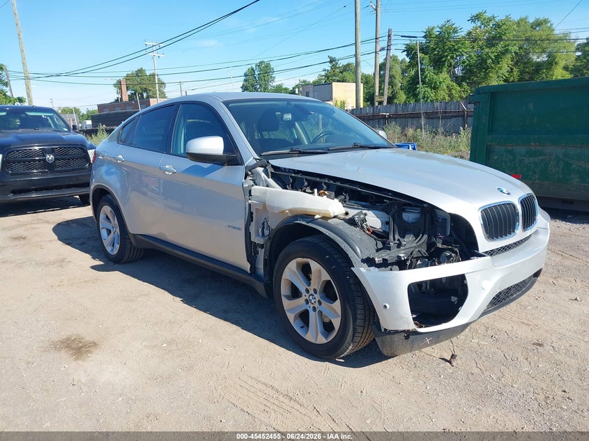 2012 BMW X6 VIN 5UXFG2C51CL780522 IAAI salvage auction — RIGHT FRONT, Clear (Michigan), sold $2,975 on 2026-07-30 (photo 1)