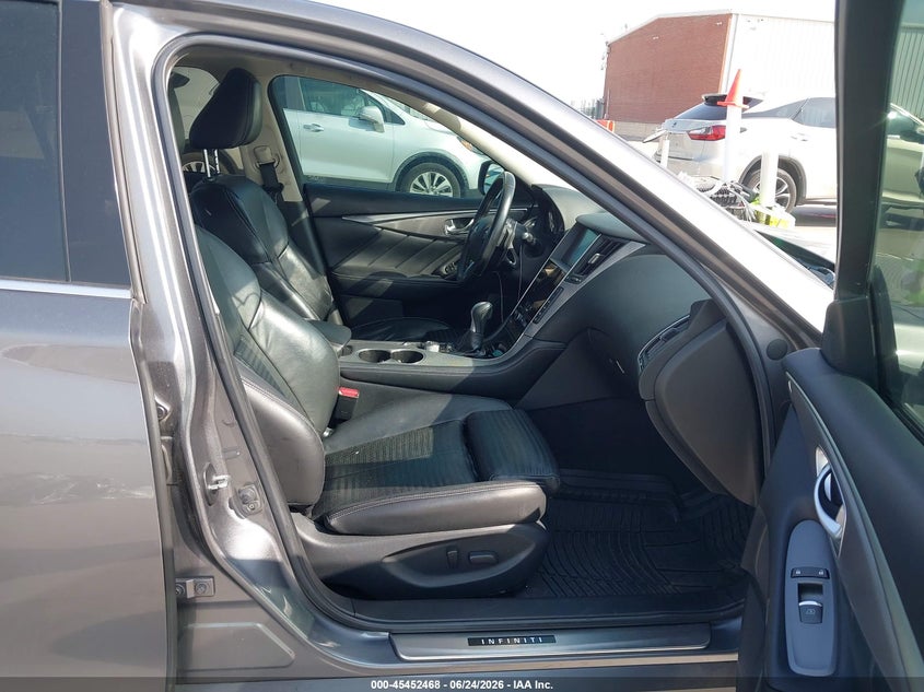2015 Infiniti Q50 VIN JN1BV7AP7FM347439 IAAI salvage auction — REAR END, Salvage (Texas), sold $2,800 on 2026-07-09 (photo 5)