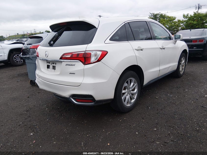 2018 Acura Rdx VIN 5J8TB4H33JL007250 IAAI salvage auction — FRONT & REAR, Salvage (New Jersey), sold $3,850 on 2026-09-02 (photo 4)