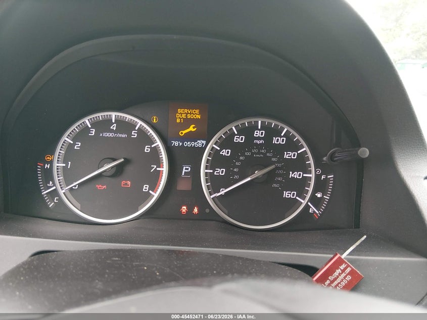 2018 Acura Rdx VIN 5J8TB4H33JL007250 IAAI salvage auction — FRONT & REAR, Salvage (New Jersey), sold $3,850 on 2026-09-02 (photo 7)
