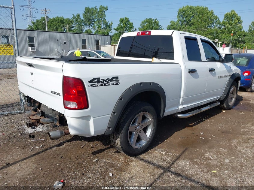 2012 Ram 1500 VIN 1C6RD7FT5CS341111 IAAI salvage auction — REAR END, Salvage (Ohio), sold $2,500 on 2026-07-29 (photo 4)