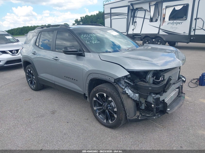 2025 Chevrolet Equinox VIN 3GNAXLEG4SL260504 IAAI salvage auction — FRONT END, Salvage Title, sold $10,600 on 2026-07-30 (photo 1)