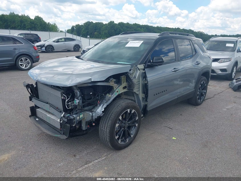 2025 Chevrolet Equinox VIN 3GNAXLEG4SL260504 IAAI salvage auction — FRONT END, Salvage Title, sold $10,600 on 2026-07-30 (photo 2)