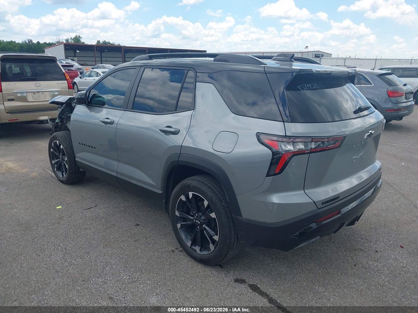 2025 Chevrolet Equinox VIN 3GNAXLEG4SL260504 IAAI salvage auction — FRONT END, Salvage Title, sold $10,600 on 2026-07-30 (photo 3)
