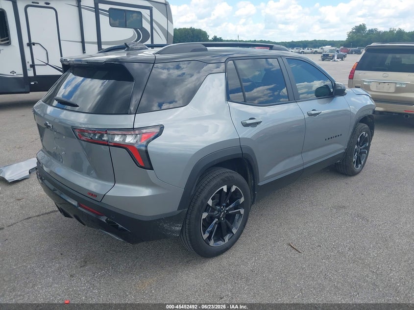2025 Chevrolet Equinox VIN 3GNAXLEG4SL260504 IAAI salvage auction — FRONT END, Salvage Title, sold $10,600 on 2026-07-30 (photo 4)
