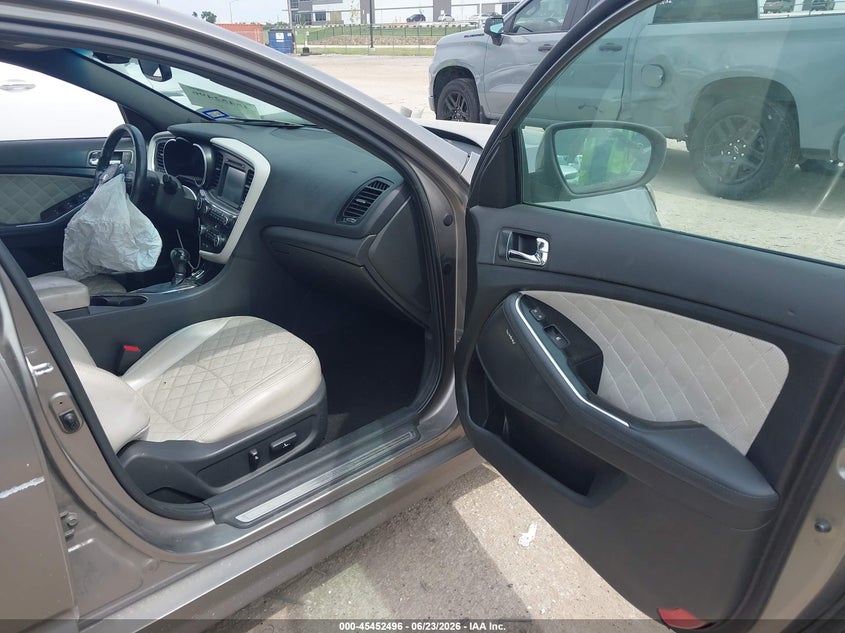 2015 Kia Optima VIN 5XXGR4A68FG507752 IAAI salvage auction — FRONT END, Salvage (Texas), sold $525 on 2026-07-28 (photo 5)
