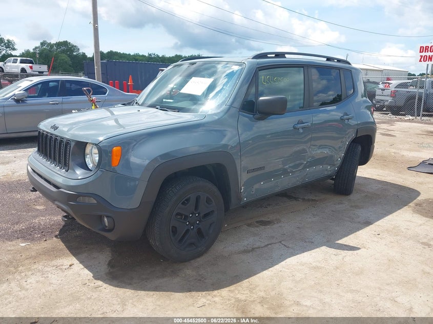 2018 Jeep Renegade VIN ZACCJBAB6JPH25605 IAAI salvage auction — REAR END, Salvage Title, sold $1,800 on 2026-08-19 (photo 2)