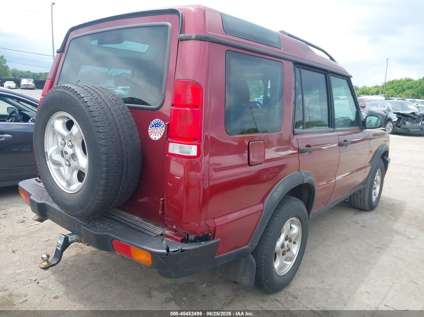 2000 Land rover Discovery VIN SALTY1246YA265578 IAAI salvage auction — NORMAL WEAR, Original (Ohio), sold $300 on 2026-07-21 (photo 4)