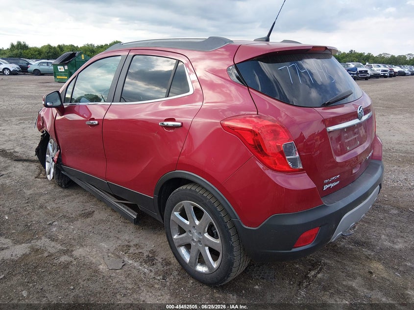 2014 Buick Encore VIN KL4CJCSB4EB774445 IAAI salvage auction — LEFT FRONT, Salvage (Ohio), sold $575 on 2026-07-15 (photo 3)
