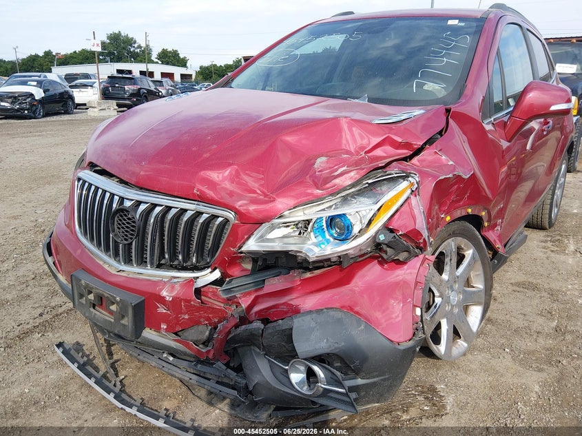 2014 Buick Encore VIN KL4CJCSB4EB774445 IAAI salvage auction — LEFT FRONT, Salvage (Ohio), sold $575 on 2026-07-15 (photo 6)