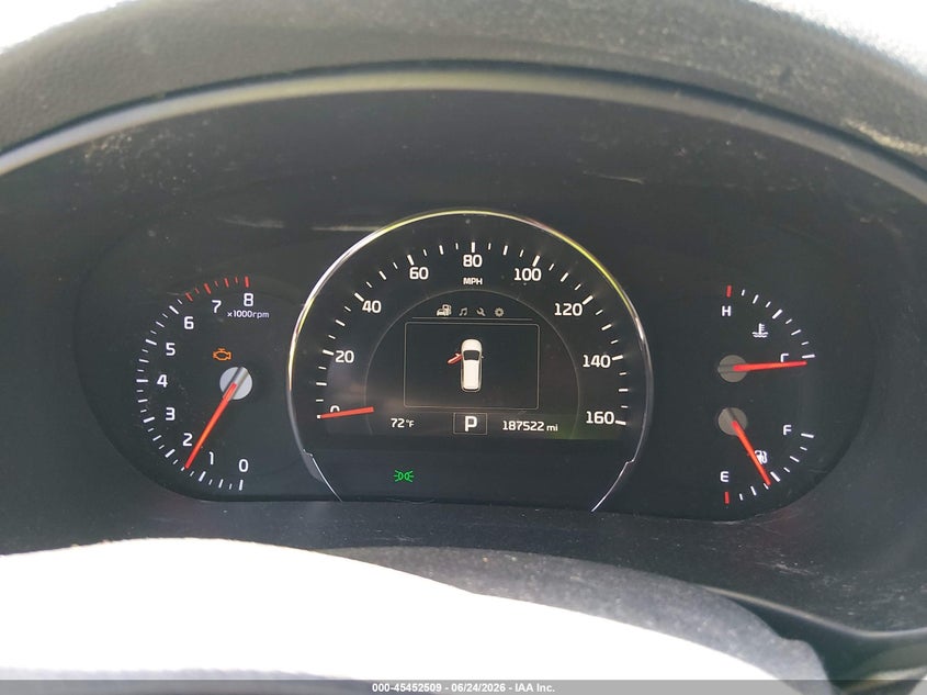 2017 Kia Sorento VIN 5XYPH4A57HG251385 IAAI salvage auction — FRONT END, Salvage (Ohio), sold $1,500 on 2026-07-21 (photo 7)