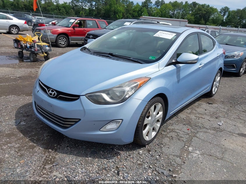2011 Hyundai Elantra VIN KMHDH4AE6BU098664 IAAI salvage auction — RIGHT SIDE, Clear (Virginia), sold $1,050 on 2026-07-17 (photo 2)