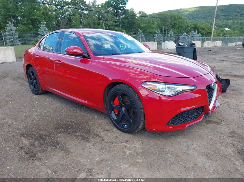 2017 Alfa romeo Giulia VIN ZARFAEDN2H7539769 IAAI salvage auction — LEFT FRONT, Salvage (Idaho), sold $7,000 on 2026-07-16 (photo 1)