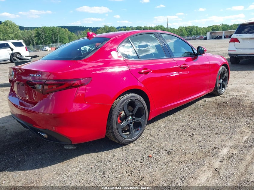 2017 Alfa romeo Giulia VIN ZARFAEDN2H7539769 IAAI salvage auction — LEFT FRONT, Salvage (Idaho), sold $7,000 on 2026-07-16 (photo 4)