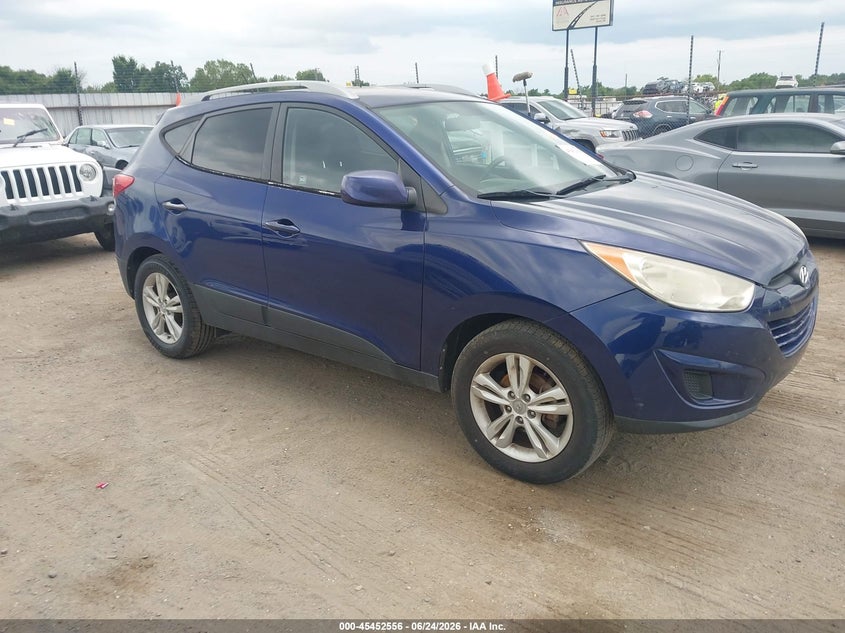 2011 Hyundai Tucson VIN KM8JU3AC5BU122427 IAAI salvage auction — NORMAL WEAR, Clear (Arkansas), sold $725 on 2026-07-22 (photo 1)