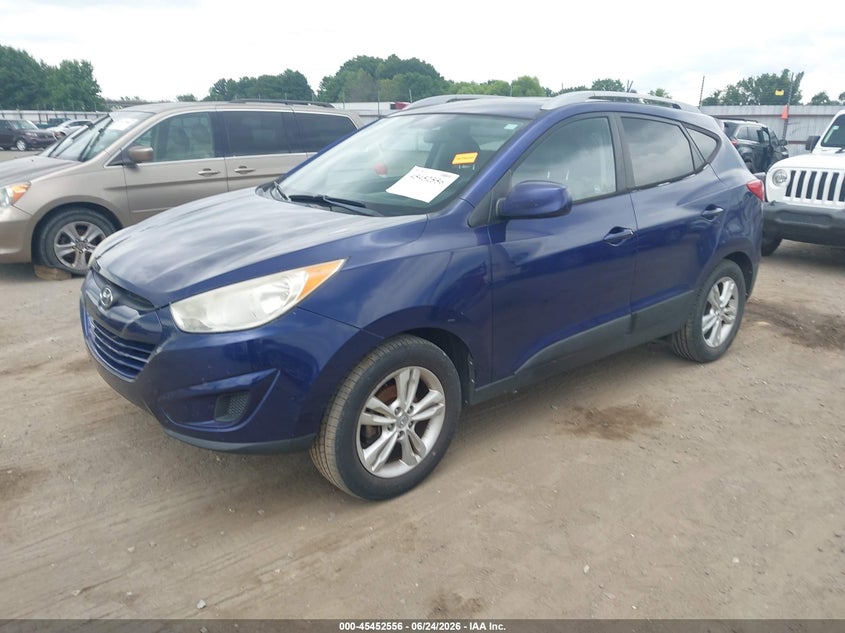 2011 Hyundai Tucson VIN KM8JU3AC5BU122427 IAAI salvage auction — NORMAL WEAR, Clear (Arkansas), sold $725 on 2026-07-22 (photo 2)