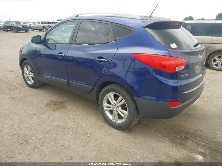 2011 Hyundai Tucson VIN KM8JU3AC5BU122427 IAAI salvage auction — NORMAL WEAR, Clear (Arkansas), sold $725 on 2026-07-22 (photo 3)