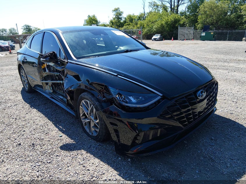 2020 Hyundai Sonata VIN 5NPEL4JA2LH052250 IAAI salvage auction — RIGHT SIDE, Salvage Title, sold $4,575 on 2026-07-28 (photo 1)