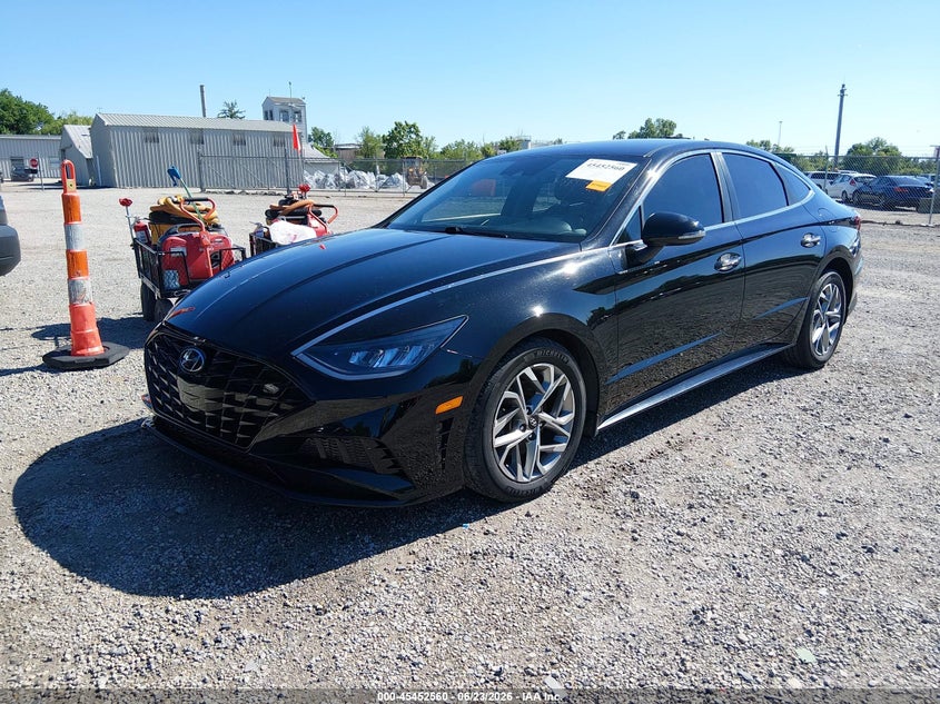 2020 Hyundai Sonata VIN 5NPEL4JA2LH052250 IAAI salvage auction — RIGHT SIDE, Salvage Title, sold $4,575 on 2026-07-28 (photo 2)