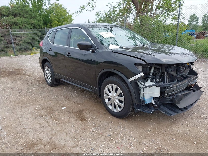 2017 Nissan Rogue VIN KNMAT2MV3HP541754 IAAI salvage auction — FRONT END, Clear (Wisconsin), sold $2,875 on 2026-07-07 (photo 1)