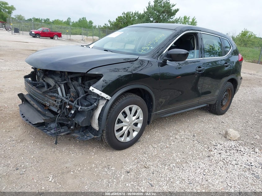 2017 Nissan Rogue VIN KNMAT2MV3HP541754 IAAI salvage auction — FRONT END, Clear (Wisconsin), sold $2,875 on 2026-07-07 (photo 2)