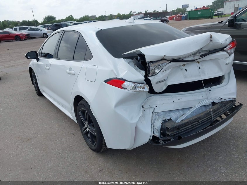 2022 Toyota Corolla VIN 5YFEPMAE8NP326189 IAAI salvage auction — REAR END, Salvage (Texas), sold $4,475 on 2026-07-22 (photo 3)