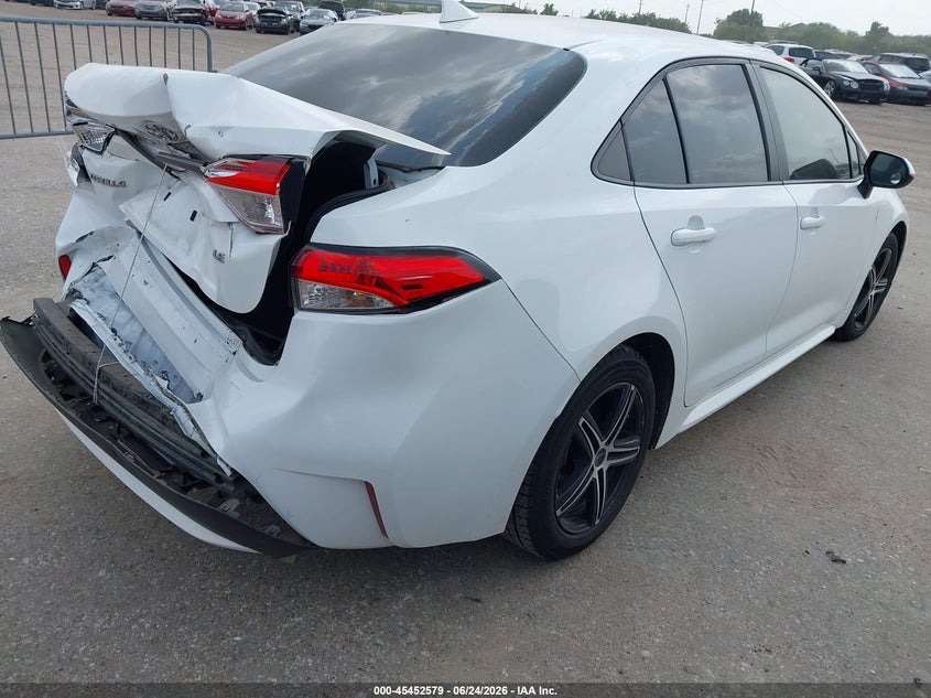 2022 Toyota Corolla VIN 5YFEPMAE8NP326189 IAAI salvage auction — REAR END, Salvage (Texas), sold $4,475 on 2026-07-22 (photo 4)