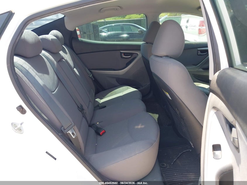 2016 Hyundai Elantra VIN 5NPDH4AE0GH683729 IAAI salvage auction — FRONT END, Original (Texas), sold $2,550 on 2026-08-03 (photo 8)