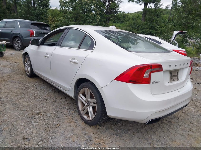 2014 Volvo S60 VIN YV1612FS5E2274814 IAAI salvage auction — FRONT END, Salvage Title, sold $700 on 2026-08-04 (photo 3)