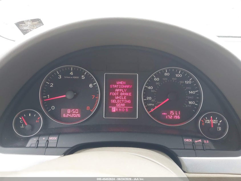 2007 Audi A4 VIN WAUDF78E17A118505 IAAI salvage auction — REAR END, Junk Bill Of Sale Mv2459 (Wisconsin), sold $25 on 2026-07-23 (photo 7)