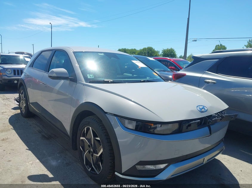 2023 Hyundai Ioniq 5 VIN KM8KN4AE0PU153679 IAAI salvage auction — FRONT & REAR, Salvage (Ohio), sold $7,500 on 2026-07-16 (photo 1)