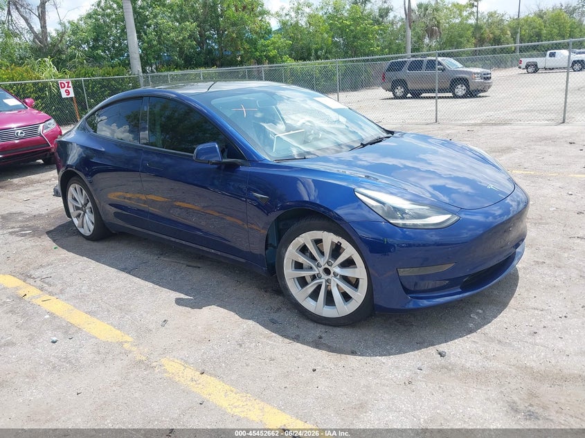 2023 Tesla Model 3 VIN 5YJ3E1EA0PF435957 IAAI salvage auction — UNDERCARRIAGE, Salvage Title, sold $7,400 on 2026-07-24 (photo 1)