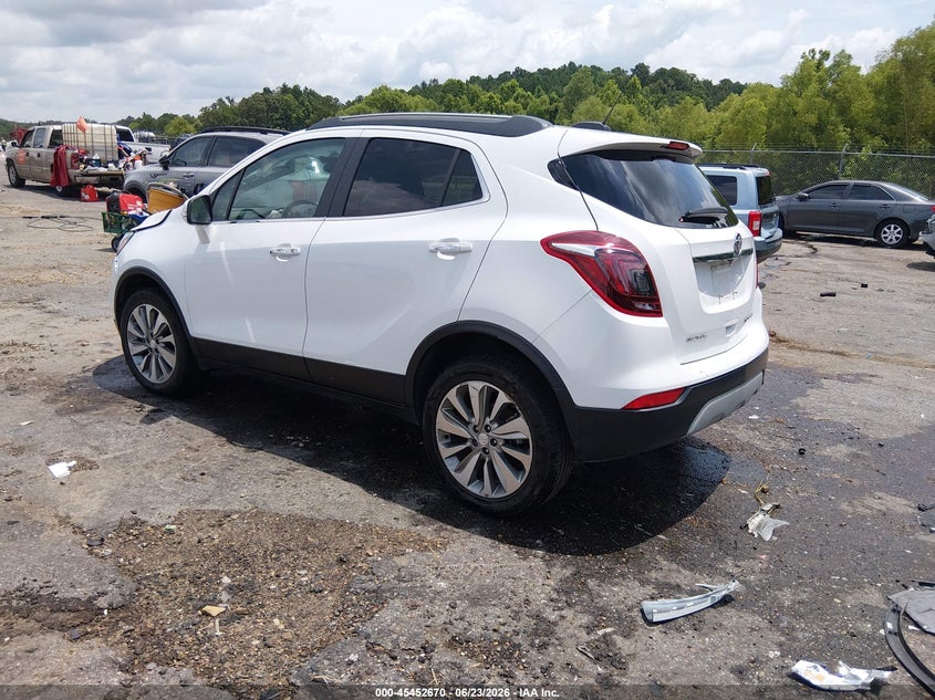 2017 Buick Encore VIN KL4CJASB2HB020372 IAAI salvage auction — RIGHT FRONT, Salvage Title, sold $950 on 2026-07-22 (photo 3)