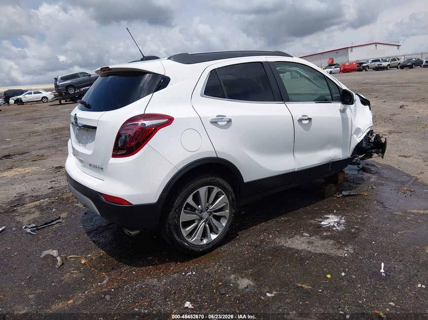 2017 Buick Encore VIN KL4CJASB2HB020372 IAAI salvage auction — RIGHT FRONT, Salvage Title, sold $950 on 2026-07-22 (photo 4)